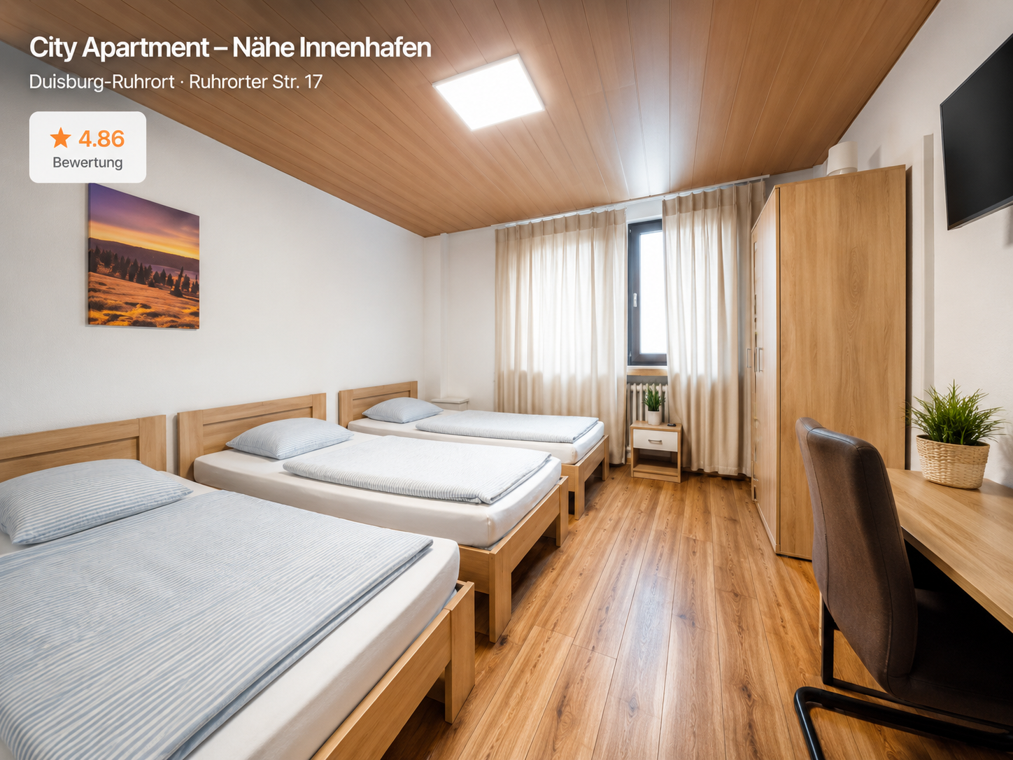 Monteurwohnung Wohnbereich